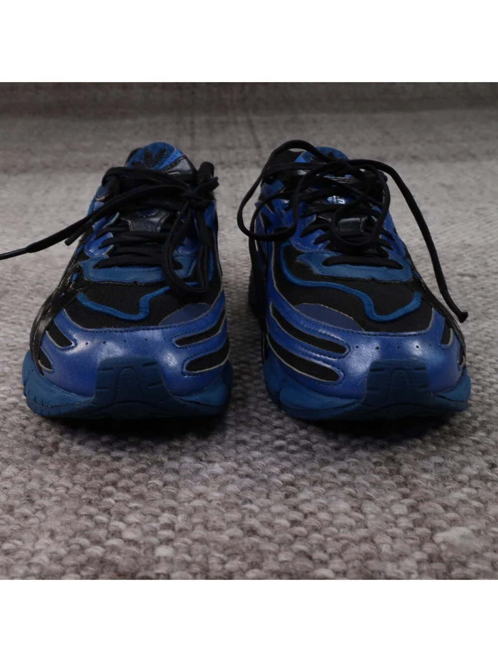 adidas Orketro 2.0 Blue Black Mens 7.5 Women's 9 Running Shoes Sneakers Y2K Tech